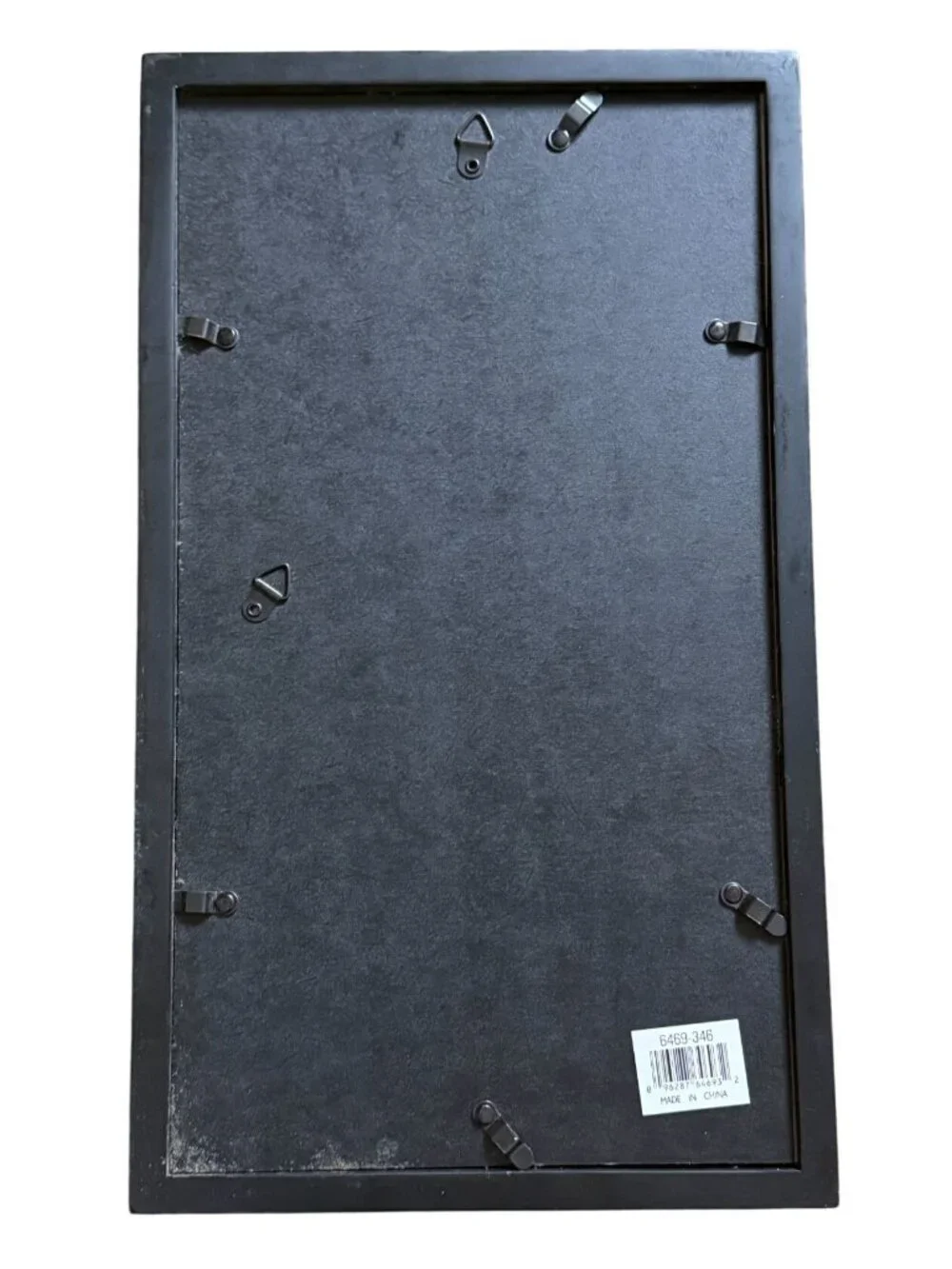 Malden International Designs 3-Opening Black Wood Picture Frame-3 4x6 Photos.